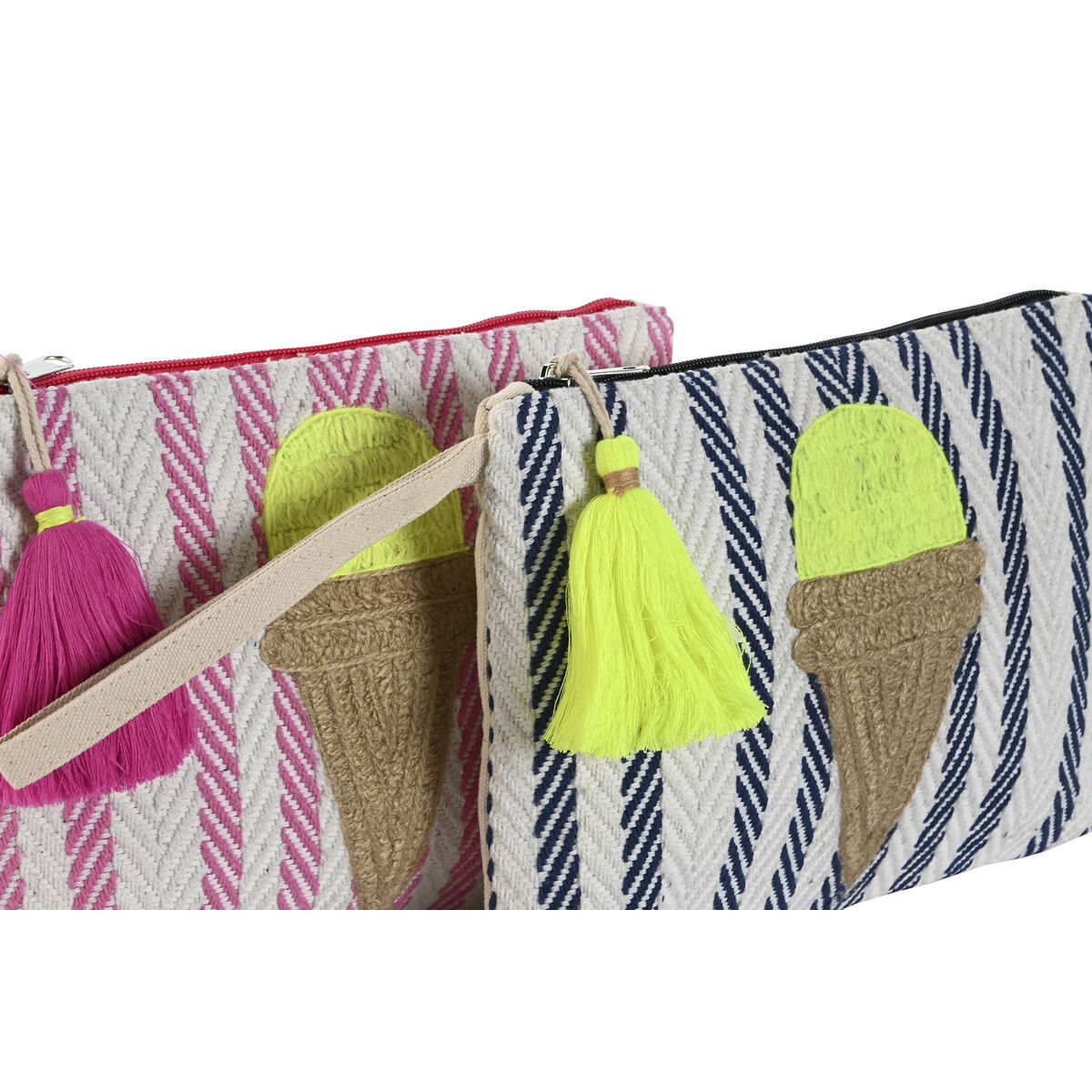 Несессер Home ESPRIT Синий Розовый 26 x 2 x 19 cm (2 штук)-4