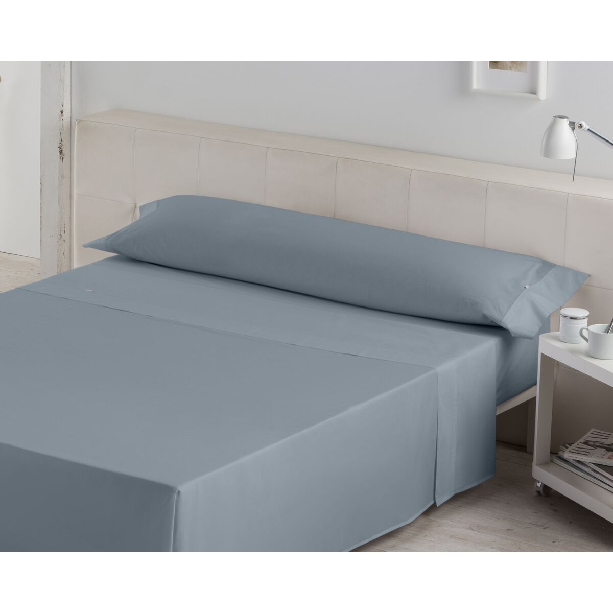 Saco Nordic sem preenchimento Alexandra House Living Aço de aço preto 90 cama 3 Itens-4
