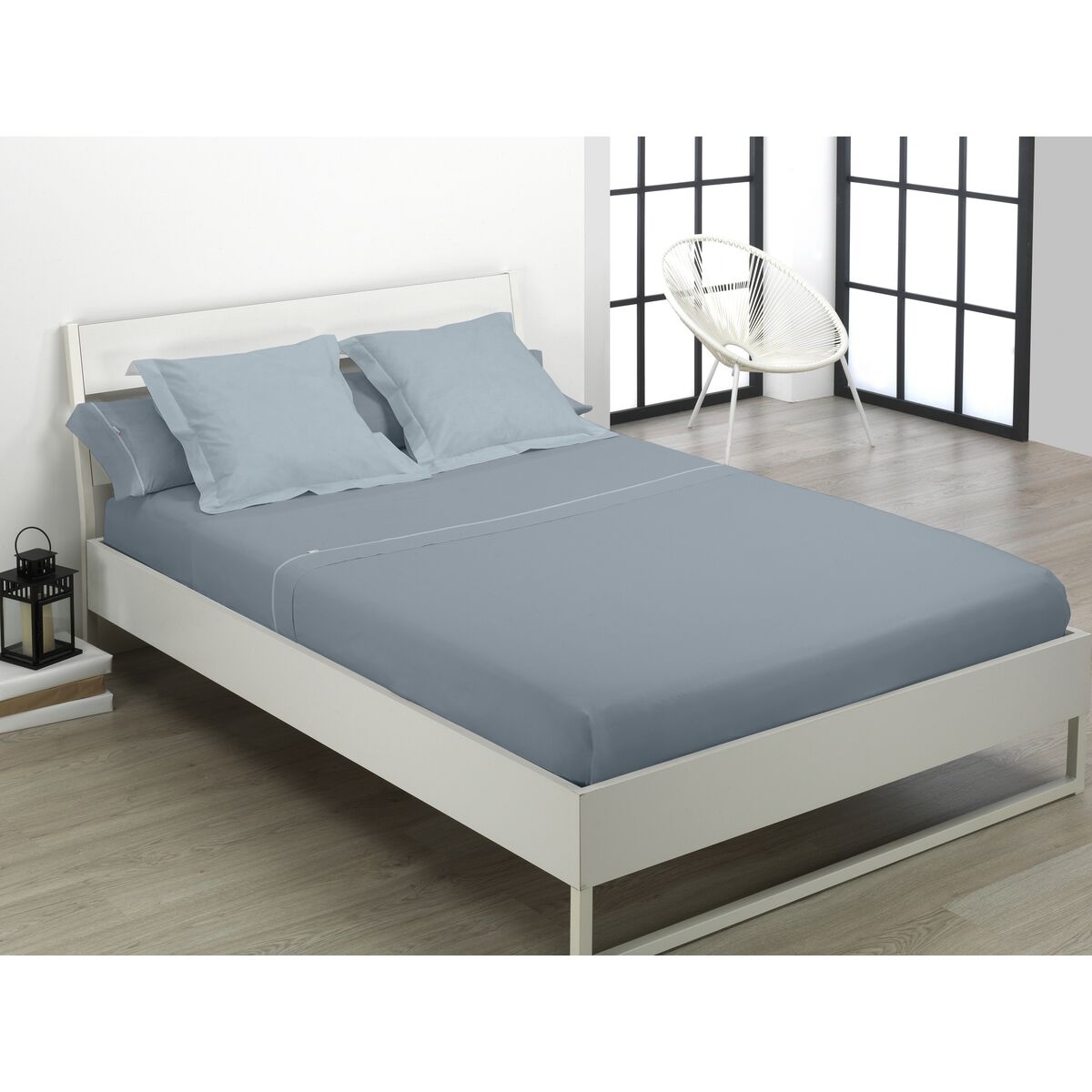 Saco Nordic sem preenchimento Alexandra House Living Aço 150/160 cama 4 Itens-4