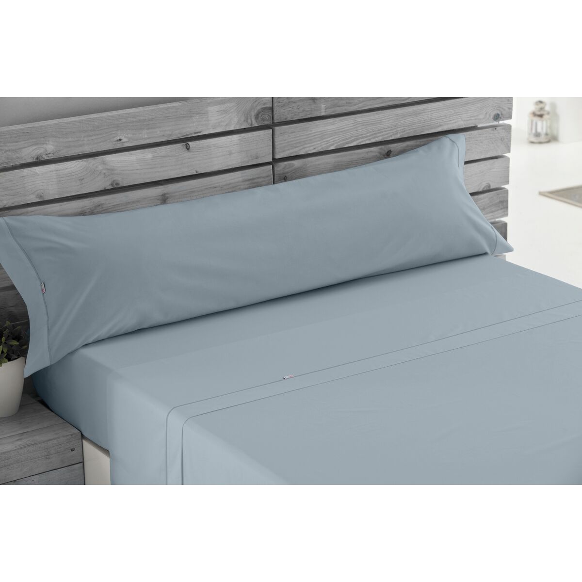 Saco Nordic sem preenchimento Alexandra House Living cinza 180 cama 4 Itens-3