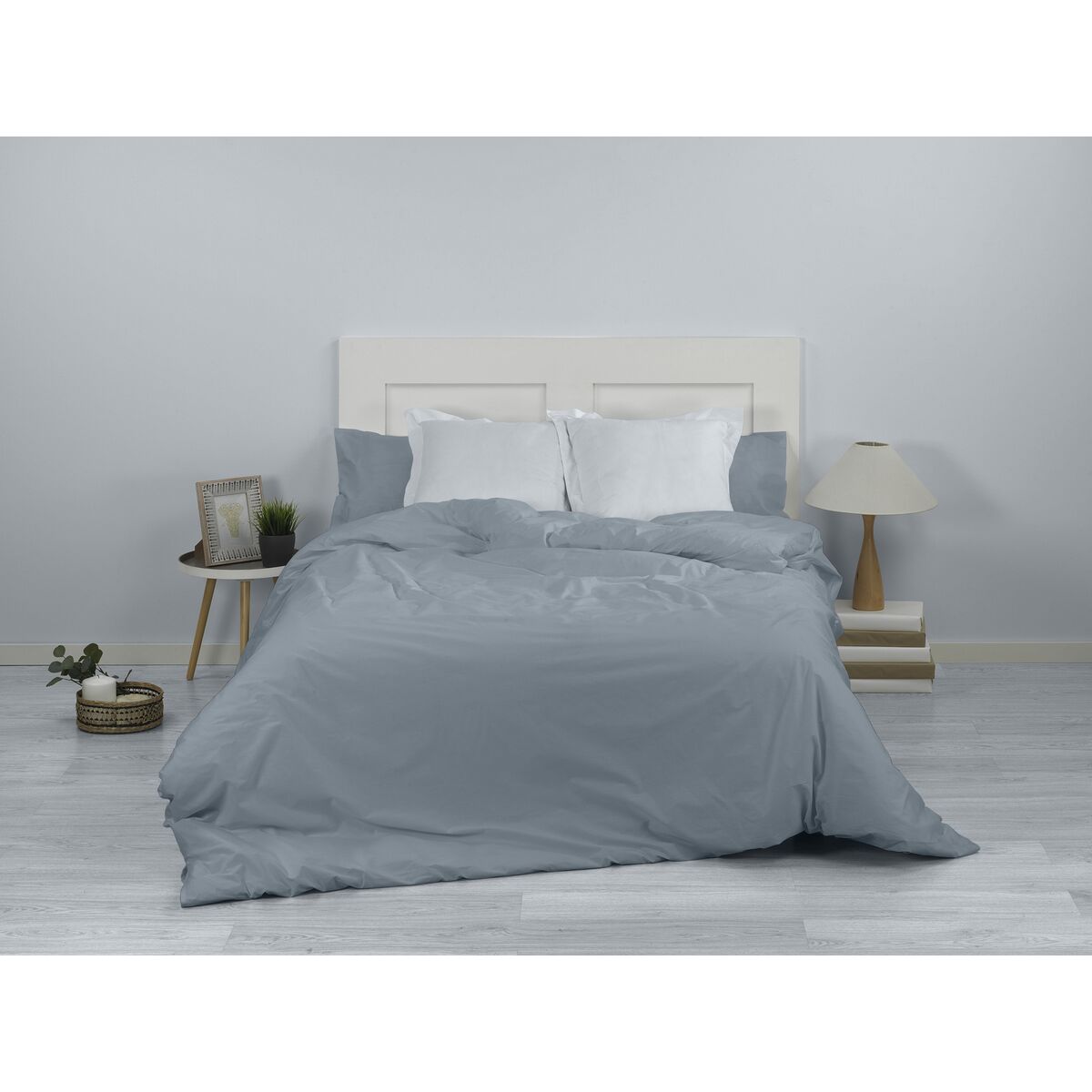 Alexandra House Living Duvet Cover Steel Grey Steel 150 x 220 cm-4
