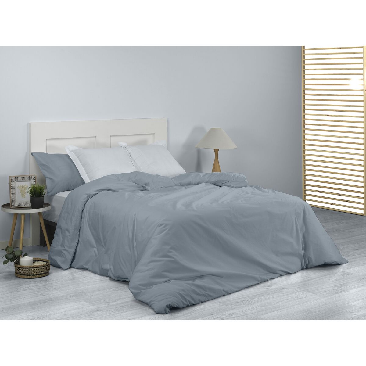 Пододеяльник Alexandra House Living Сталь Серо-стальной 180 x 220 cm-5