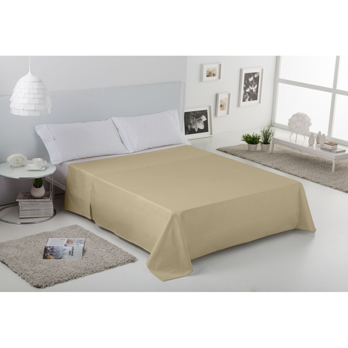 Alexandra House Living сарғыш түйе 170 x 270 см үстел парағы-5