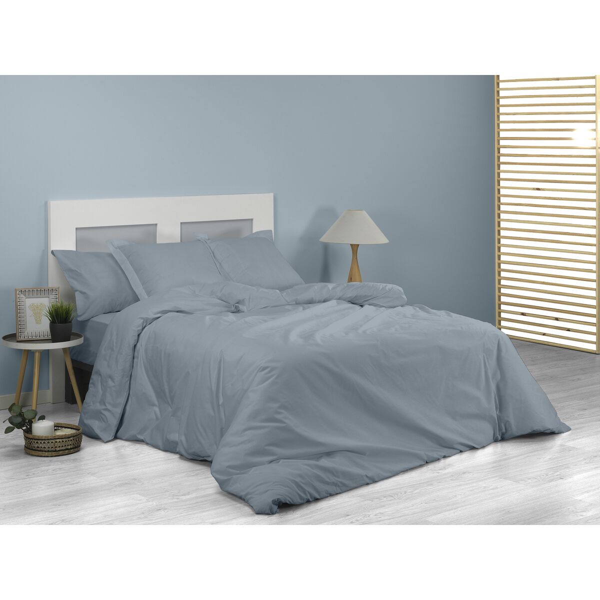 Пододеяльник Alexandra House Living Сталь Серо-стальной 240 x 220 cm-3