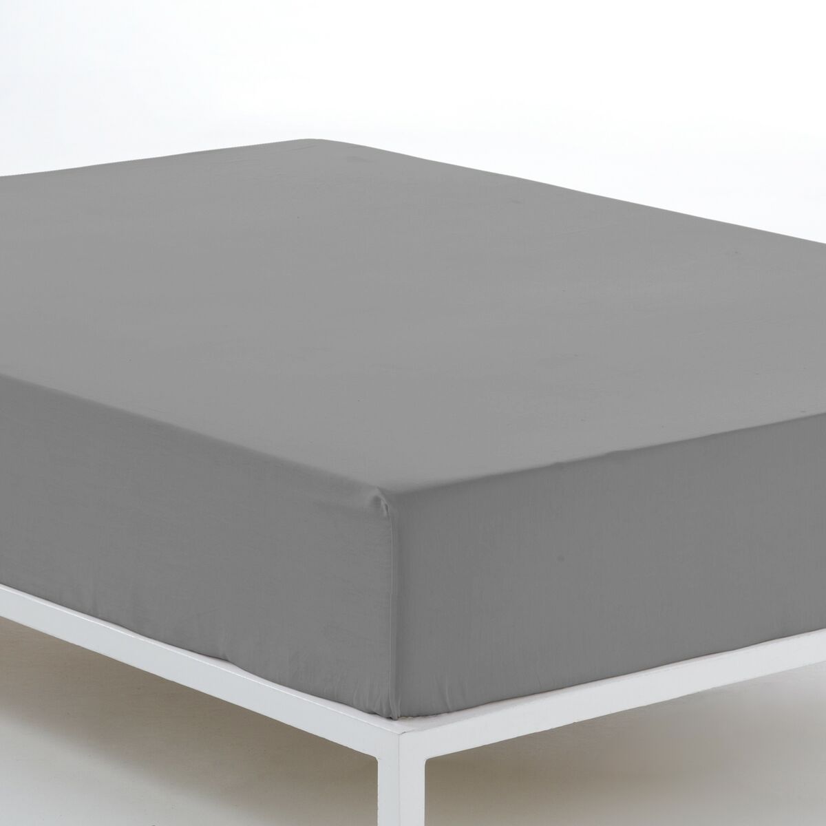 Hoja ajustada Alexandra House Living Gris oscuro 180 x 200 cm-2
