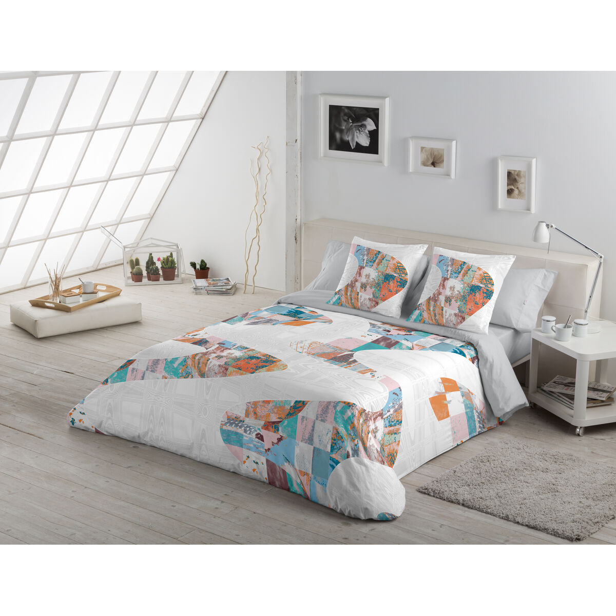 Пододеяльник Alexandra House Living ZIGZAG Разноцветный 180 x 220 cm-3