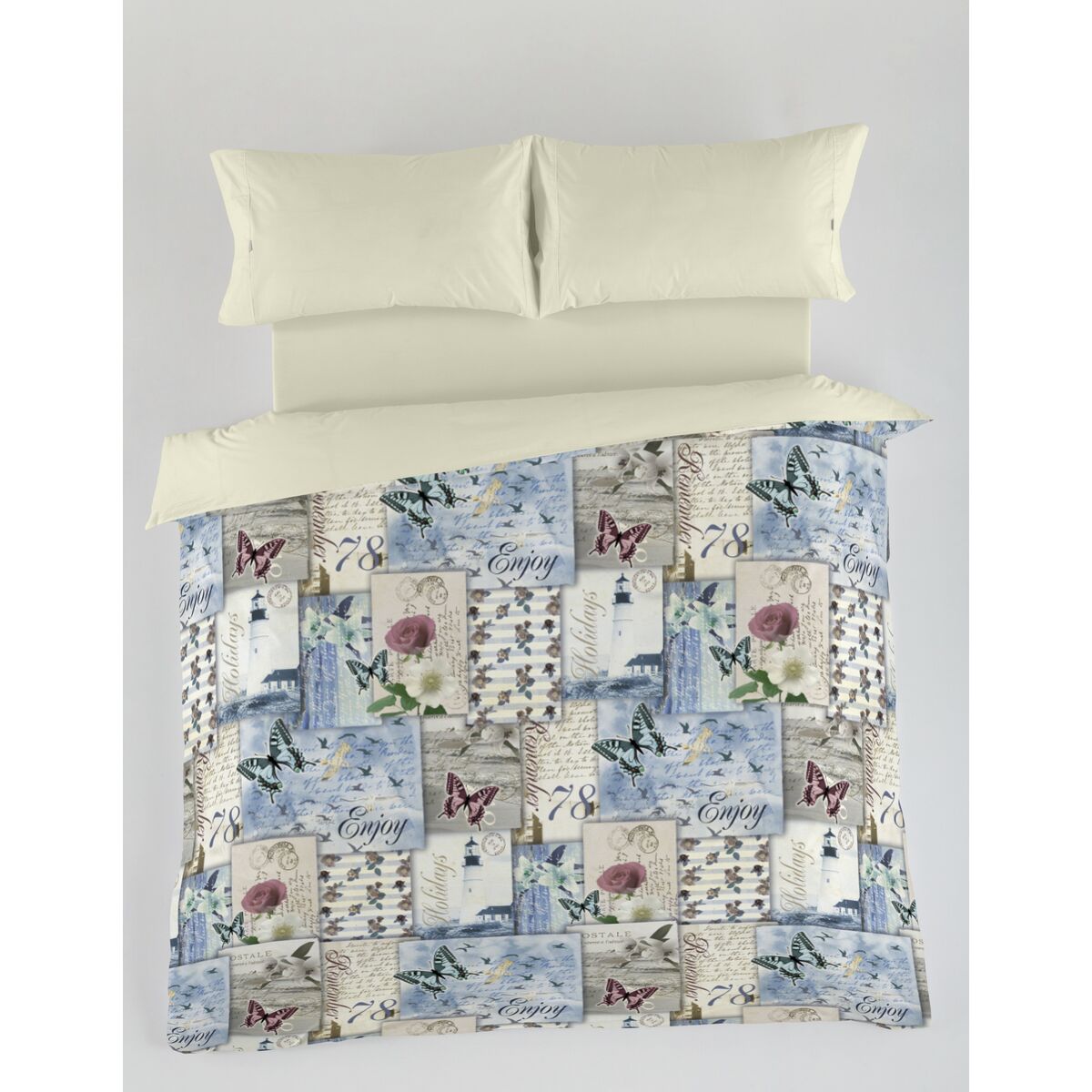 Пододеяльник Alexandra House Living Faro Разноцветный 180 x 220 cm-3