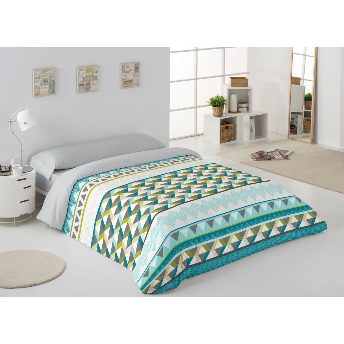 Пододеяльник Alexandra House Living Mina Набивной 180 x 220 cm-4