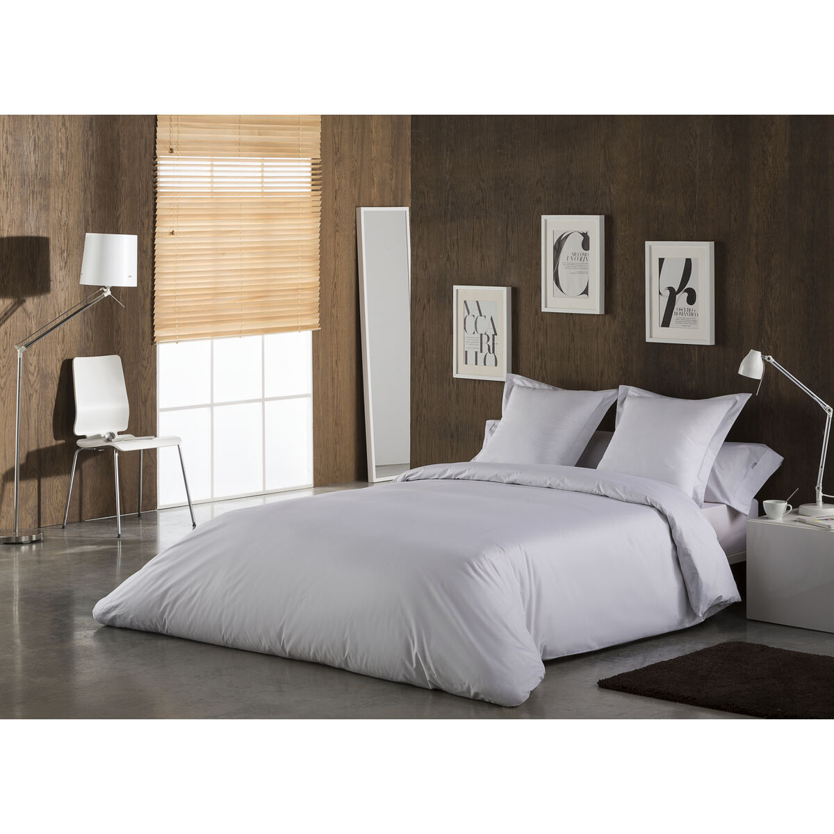 Комплект чехлов для одеяла Alexandra House Living Белый 150 кровать 3 Предметы-2