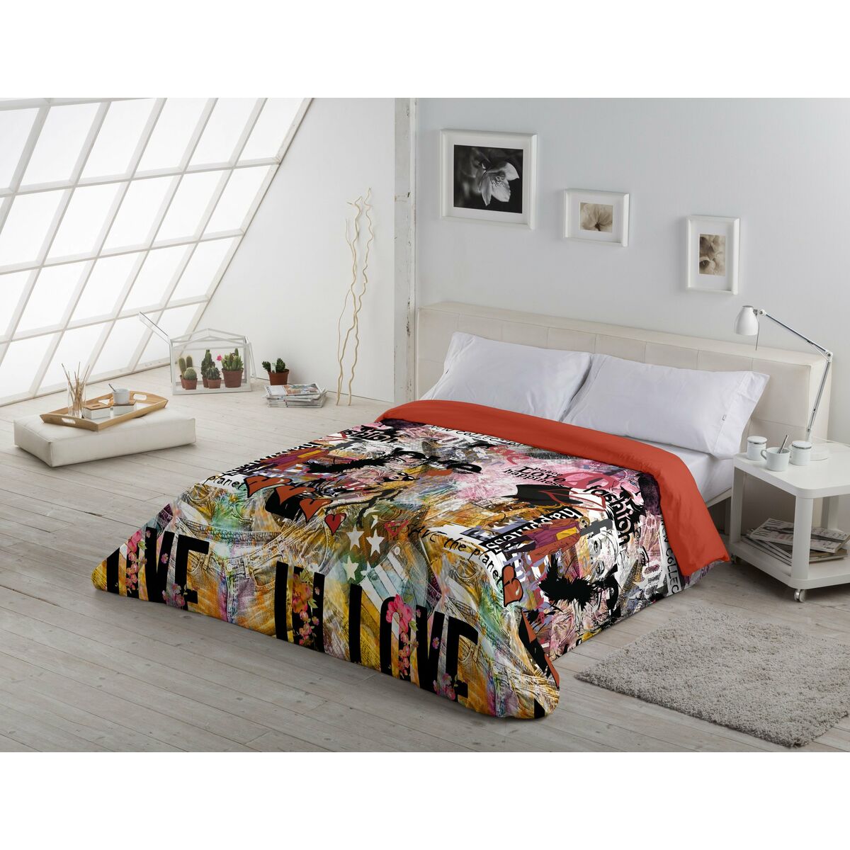 Пододеяльник Alexandra House Living Jean 180 x 220 cm-3