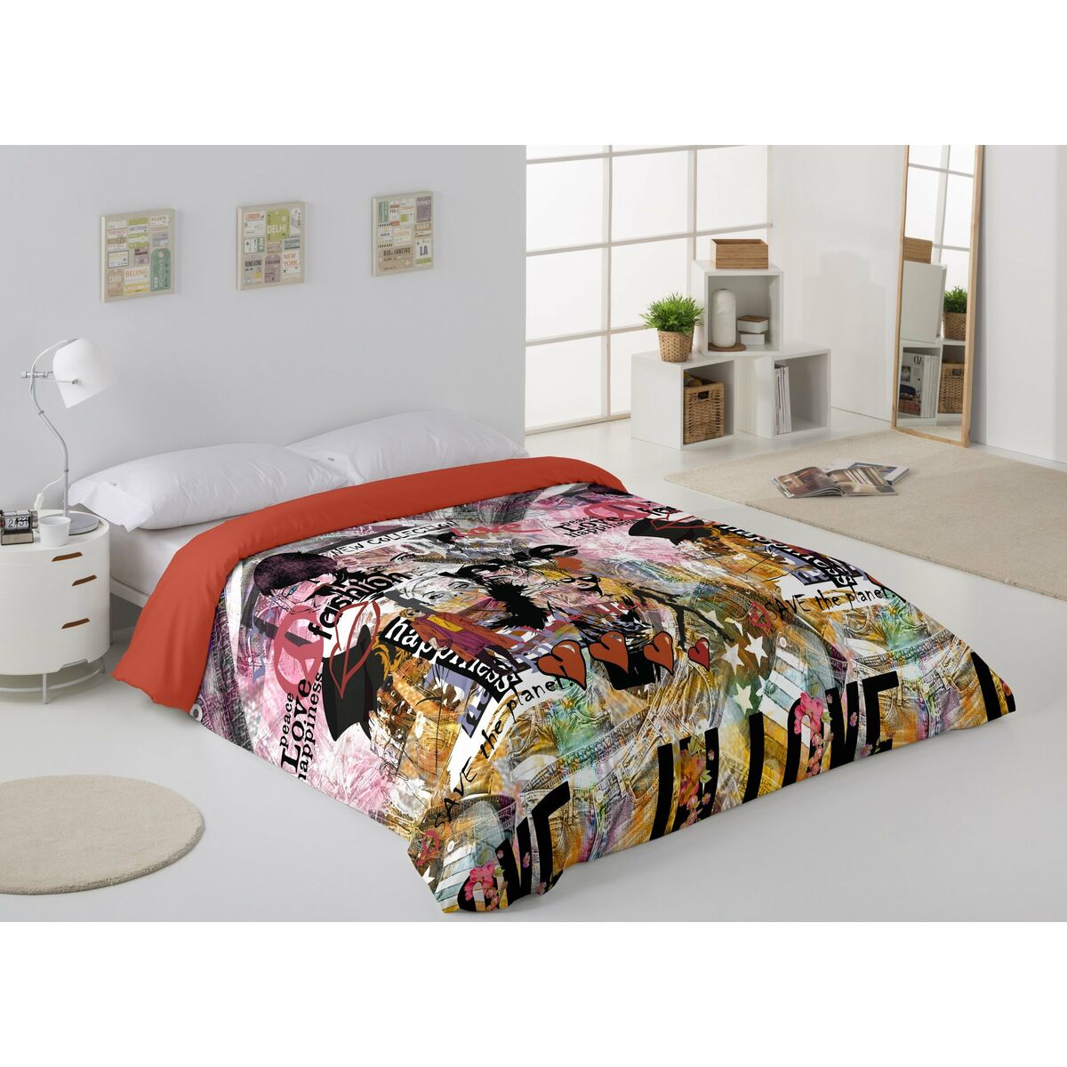 Пододеяльник Alexandra House Living Jean 180 x 220 cm-4