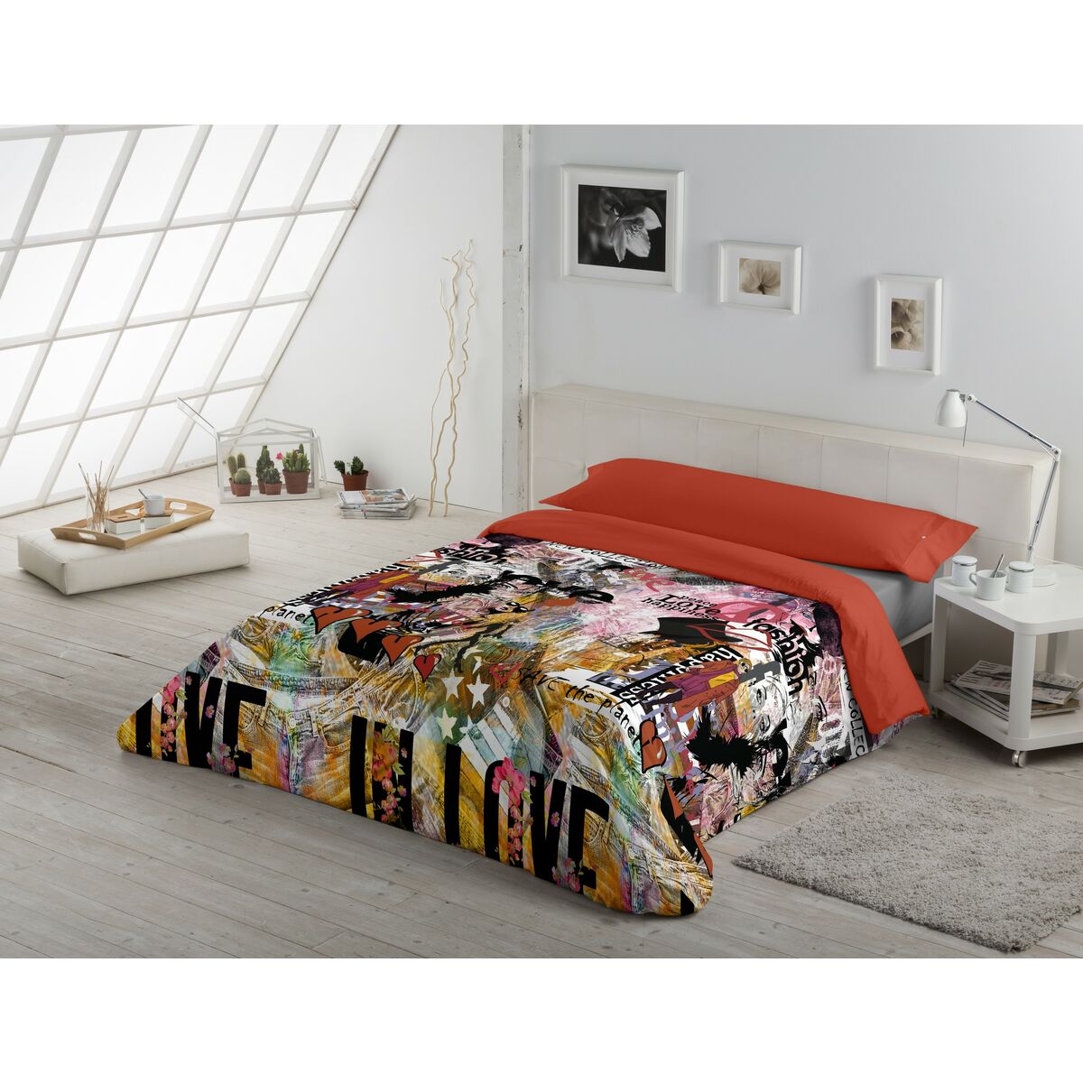 Комплект чехлов для одеяла Alexandra House Living Jean 105 кровать 3 Предметы-2