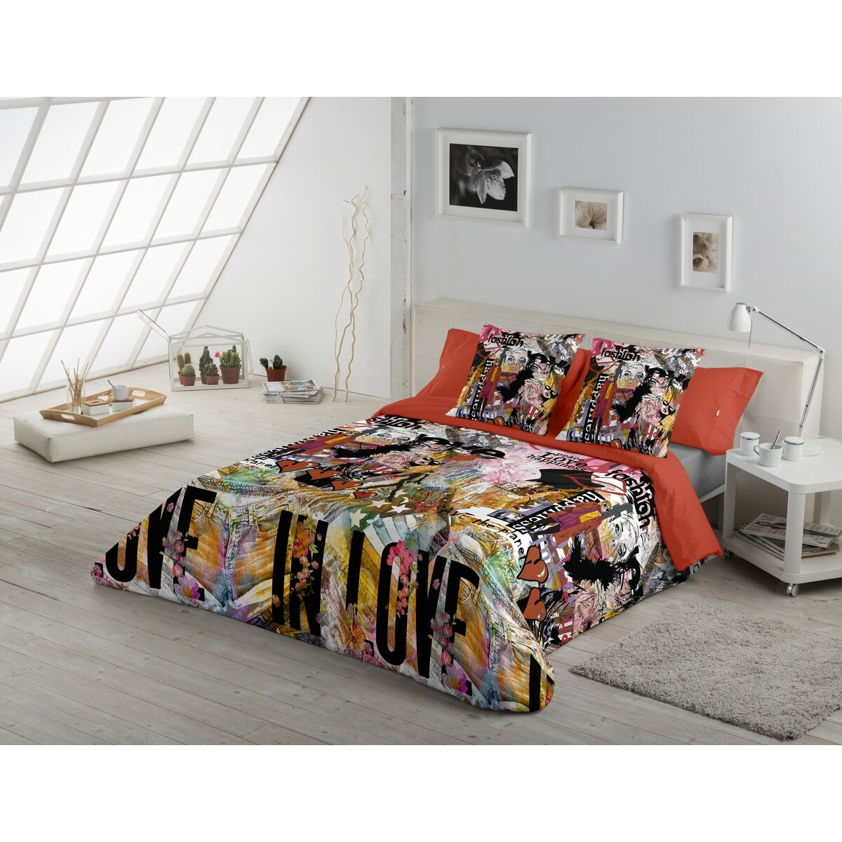 Комплект чехлов для одеяла Alexandra House Living Jean 105 кровать 3 Предметы-3