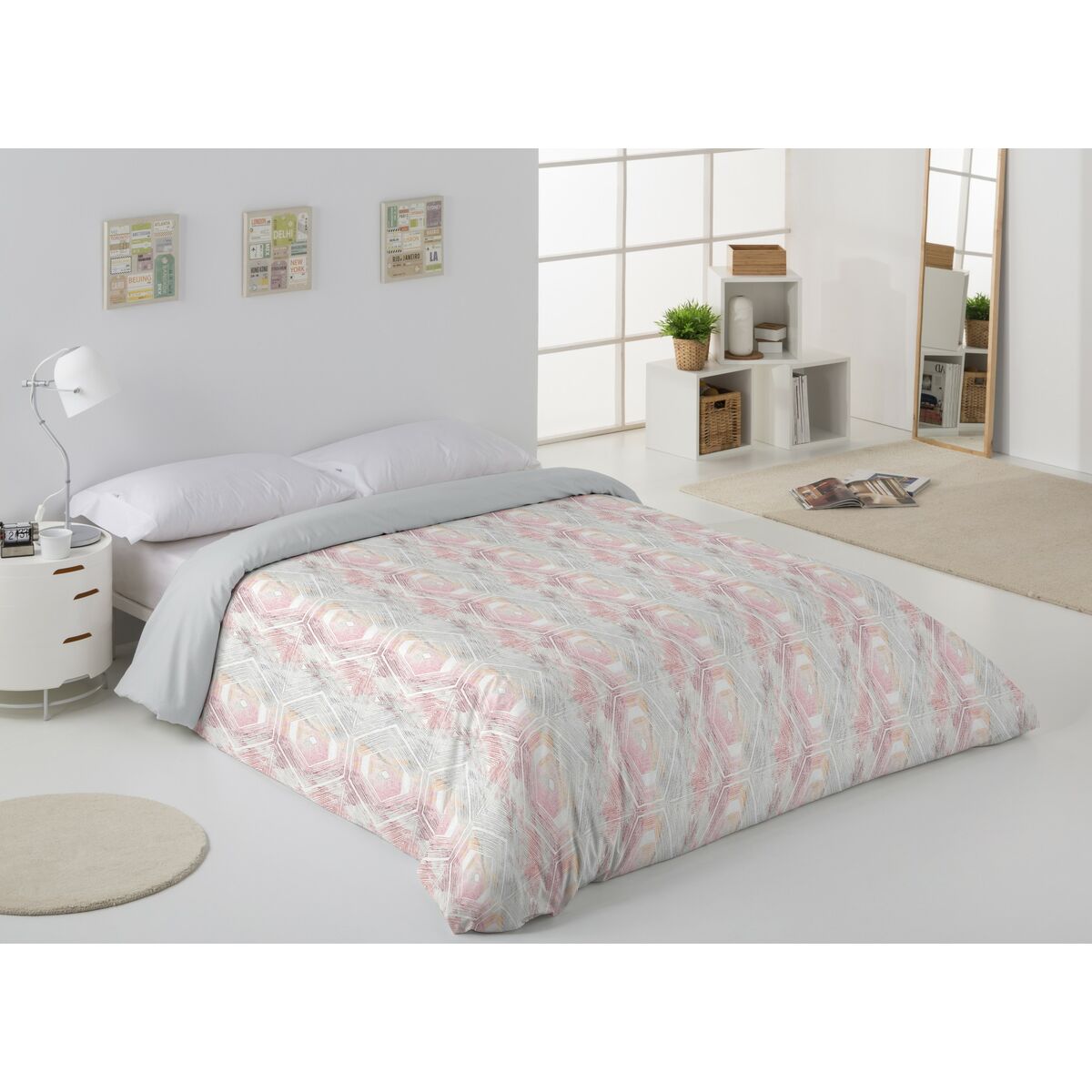 Пододеяльник Alexandra House Living Exea Набивной 180 x 220 cm-3