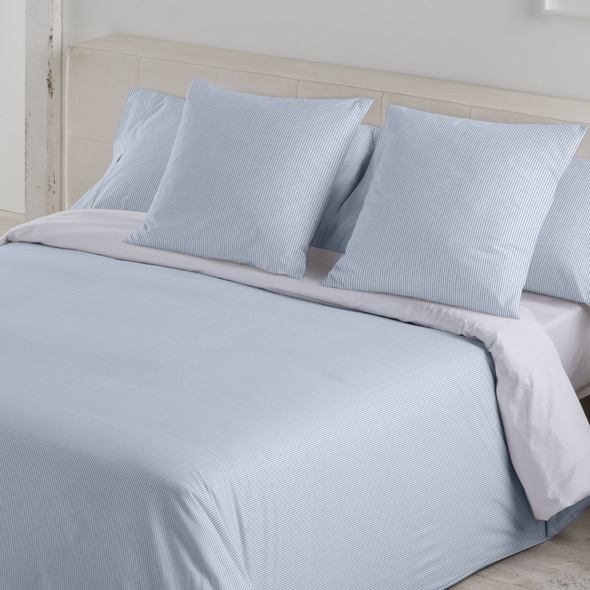Alexandra House Living Greta Blanket Covers Set Blue 90 Bed 2 Items-4