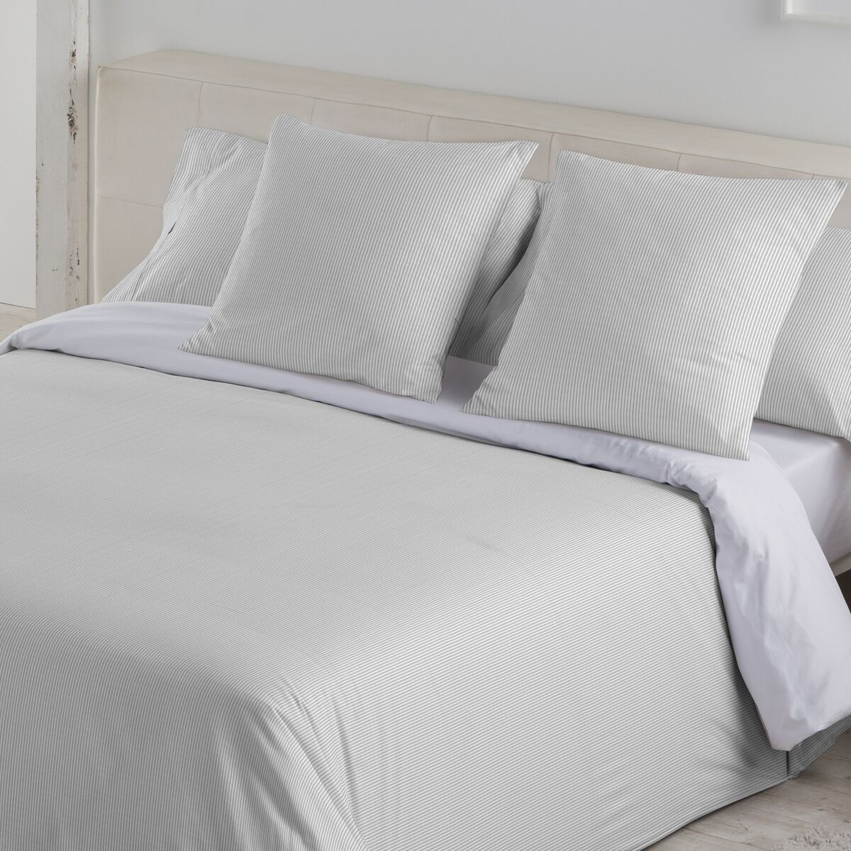 Coperta per cuscino Alexandra House Living Grigio Perla 45 x 45 cm 2 pezzi-2