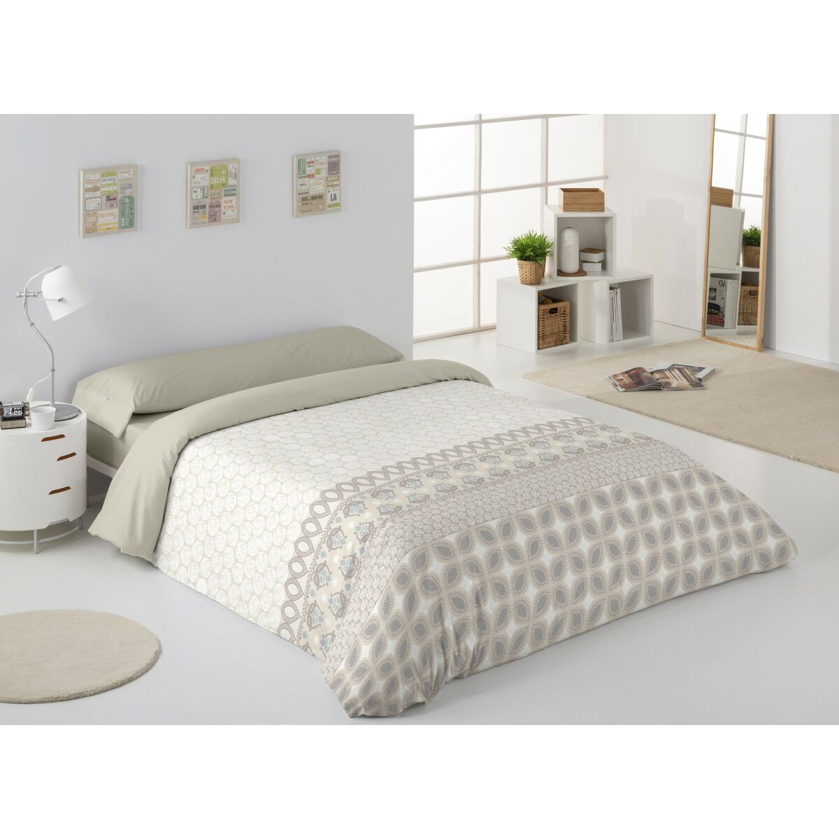 Пододеяльник Alexandra House Living Aura Разноцветный 200 x 200 cm-3