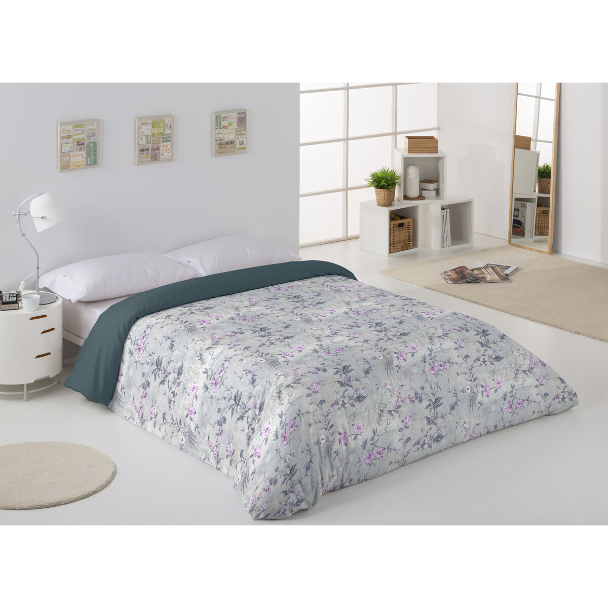 Пододеяльник Alexandra House Living Carol Разноцветный 200 x 200 cm-2