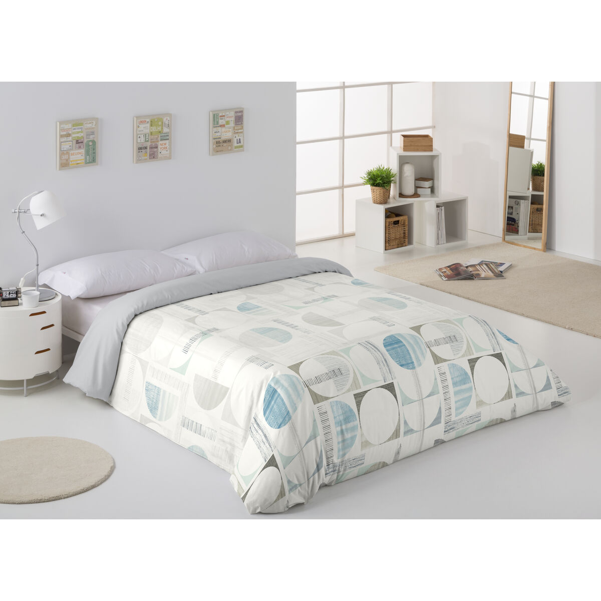 Пододеяльник Alexandra House Living Jaime Разноцветный 200 x 200 cm-2
