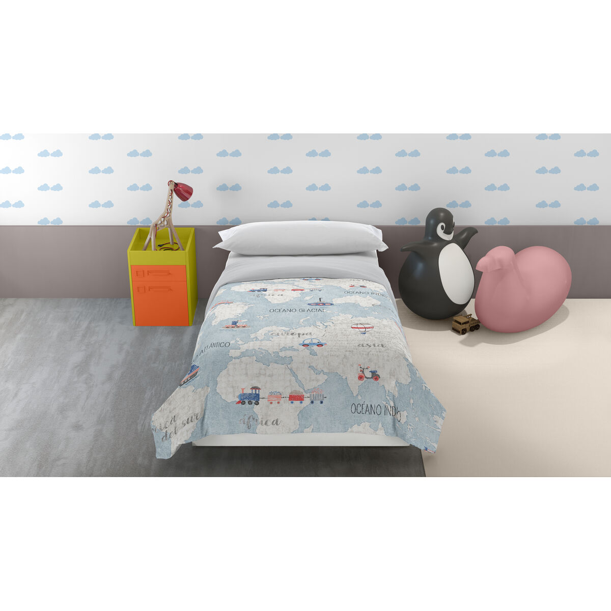 Adoçante Alexandra House Living Mimundo Colorido 140 x 200 cm-2