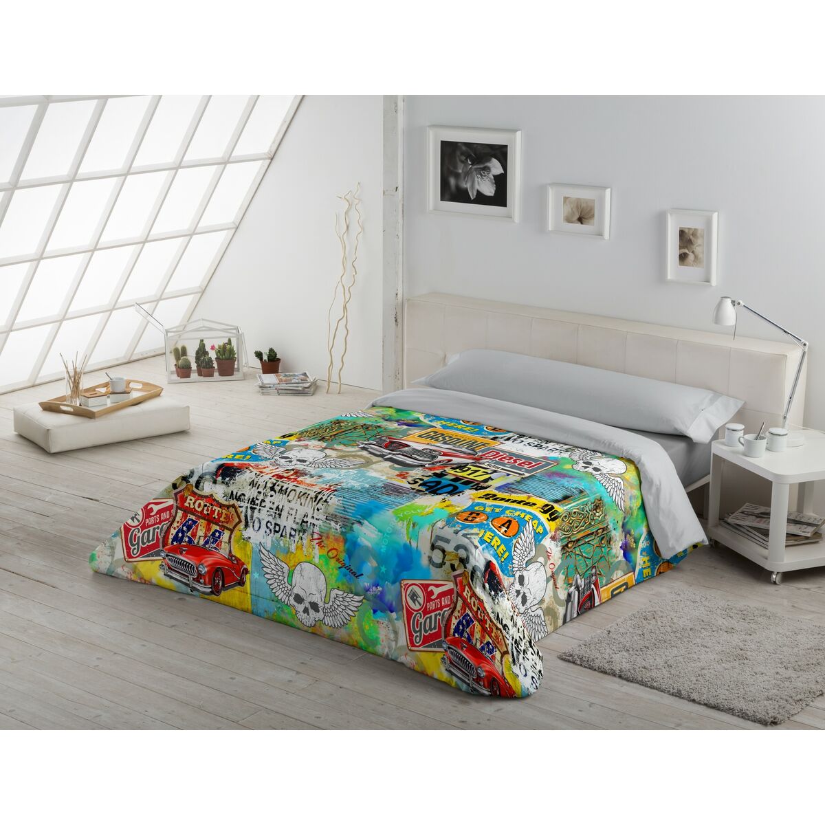 Пододеяльник Alexandra House Living Rebel Разноцветный 200 x 200 cm-4