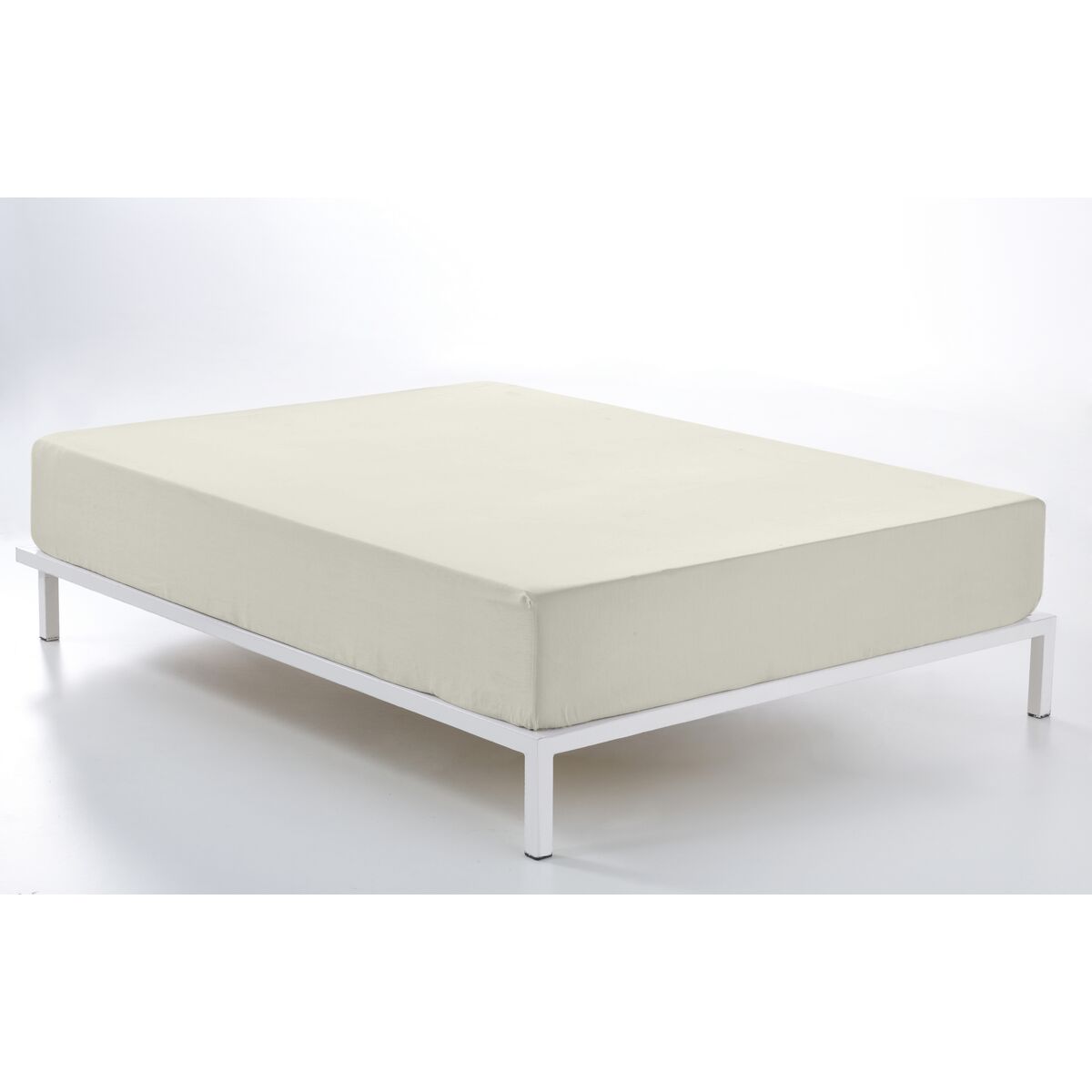 Folha de baixo de Alexandra House Living Creme 135/140 x 200 cm-3