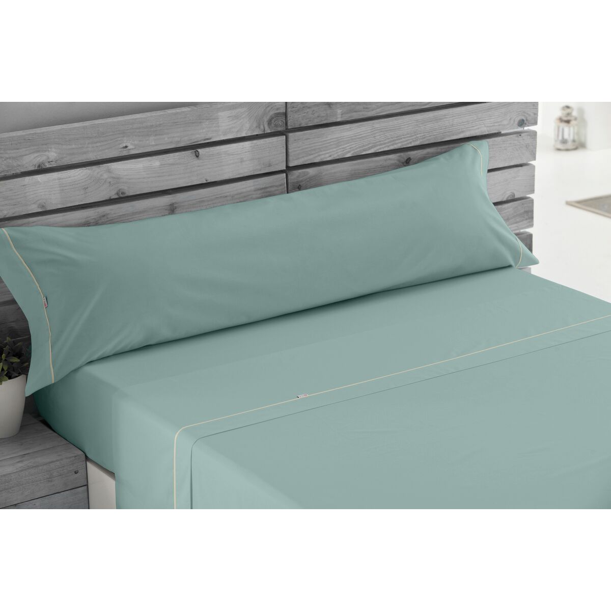 Saco Nordic sem preenchimento Alexandra House Living Água Aquamarina 135/140 cama-3