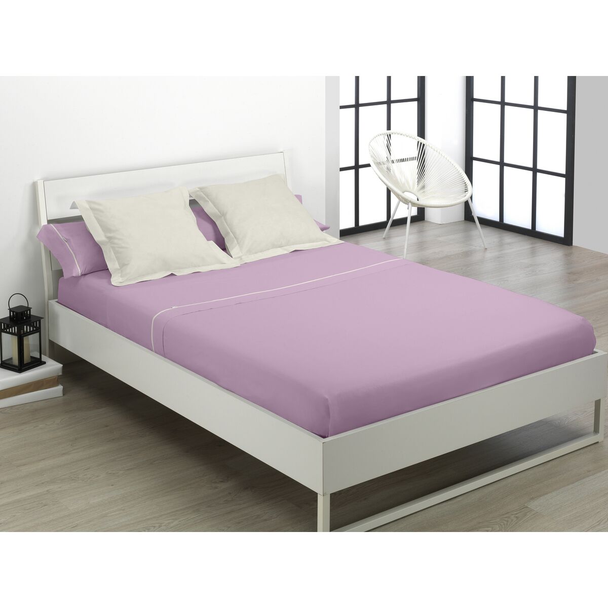 Saco Nordic sem preenchimento Alexandra House Living Malva 180 cama-4
