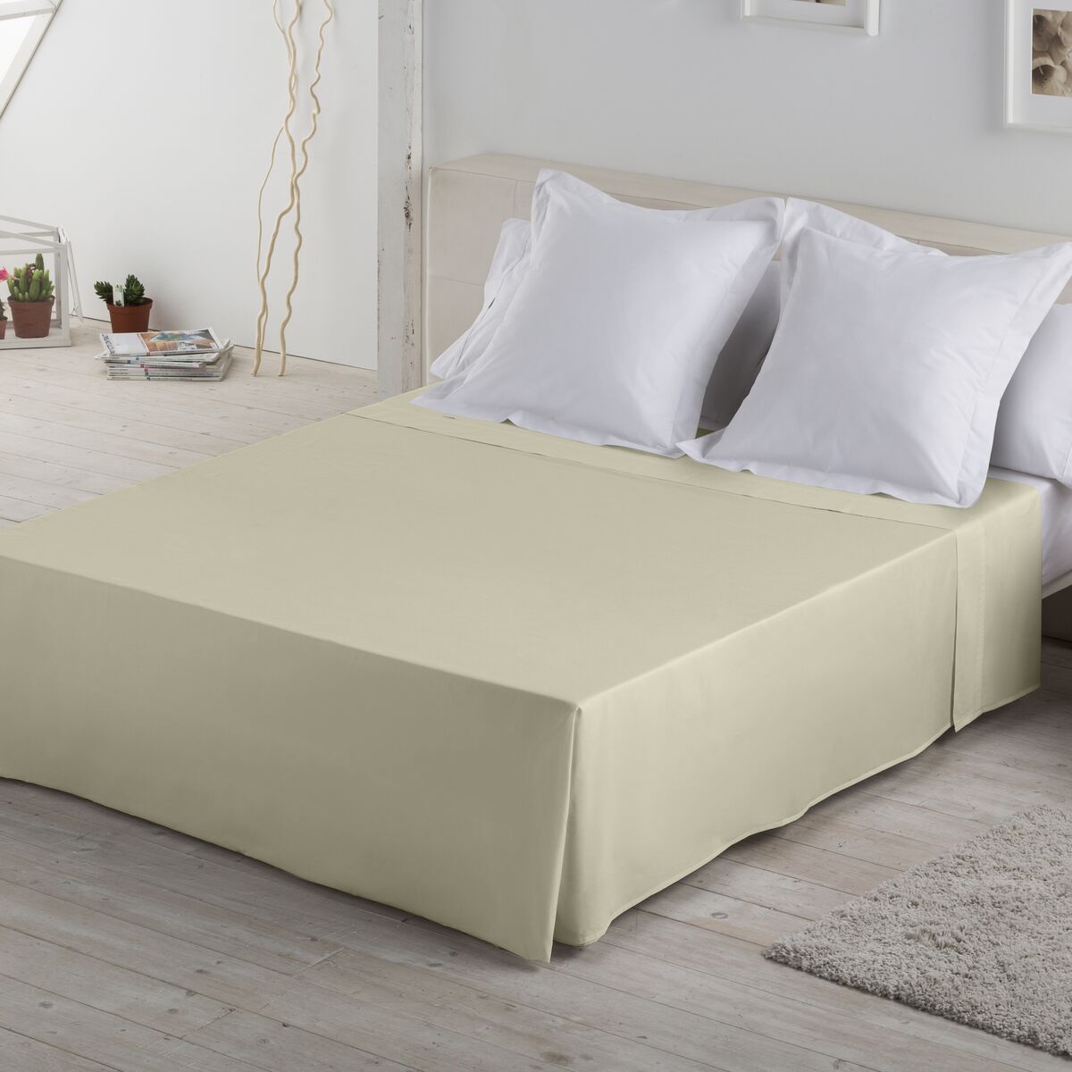 Alexandra House Living үстел парағы Сарғыш 190 x 275 см-2