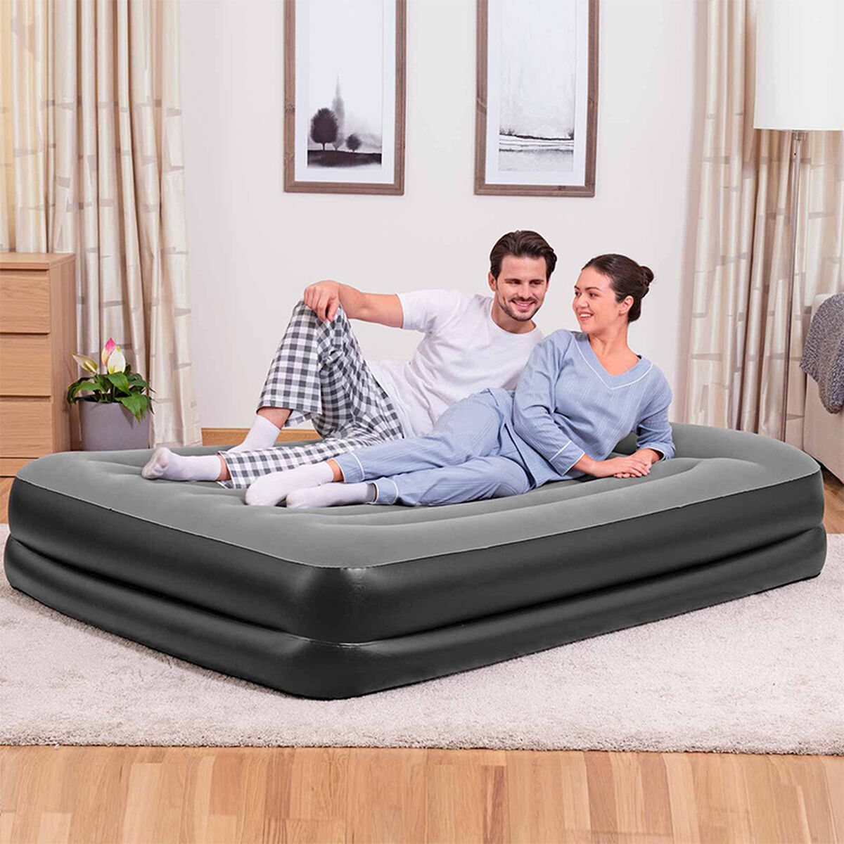 Надувная кровать Bestway 203 x 152 x 46 cm-4