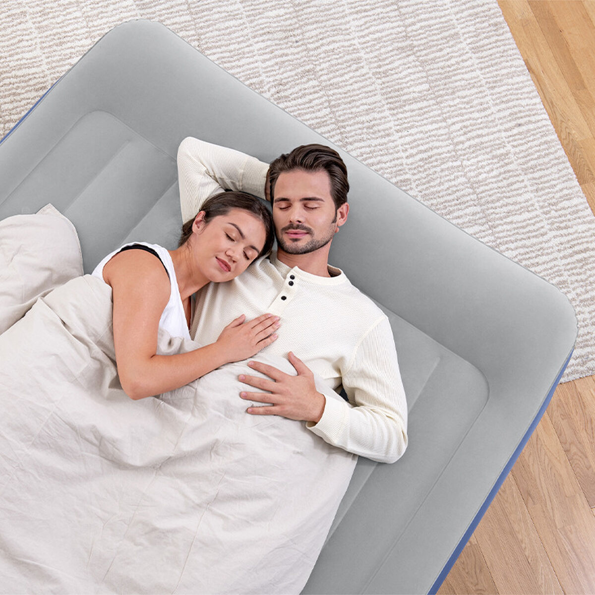 Надувная кровать Bestway 203 x 152 x 56 cm-3