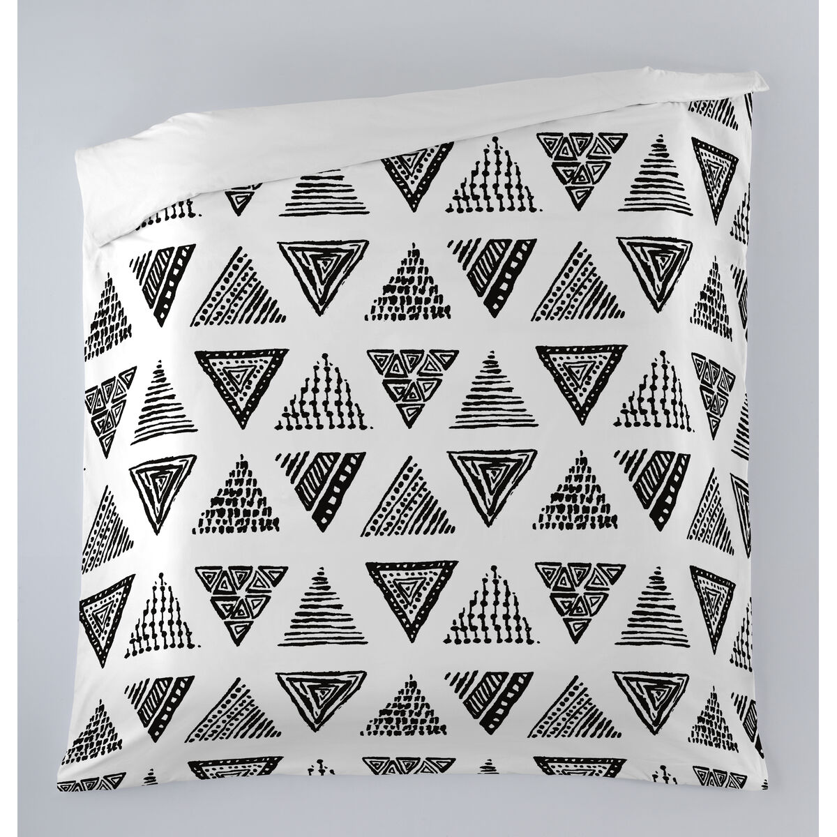 Bettbezug Alexandra House Living Yaqui Schwarz 140 x 200 cm-5