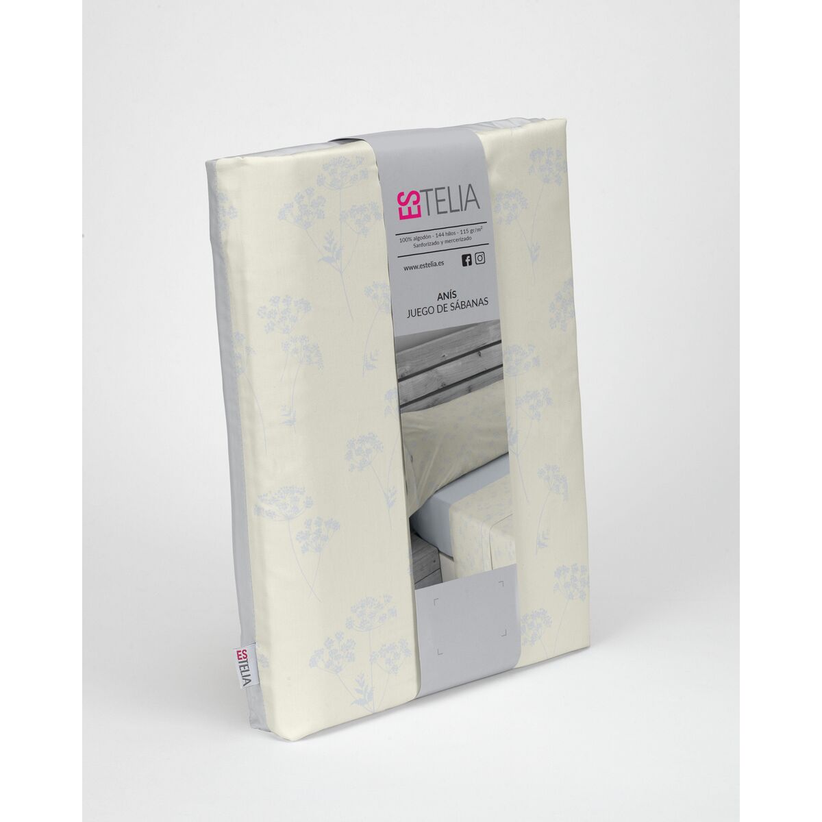 Мешок Nordic без наполнения Alexandra House Living Estelia Теплый белый 200 кровать 4 Предметы-4