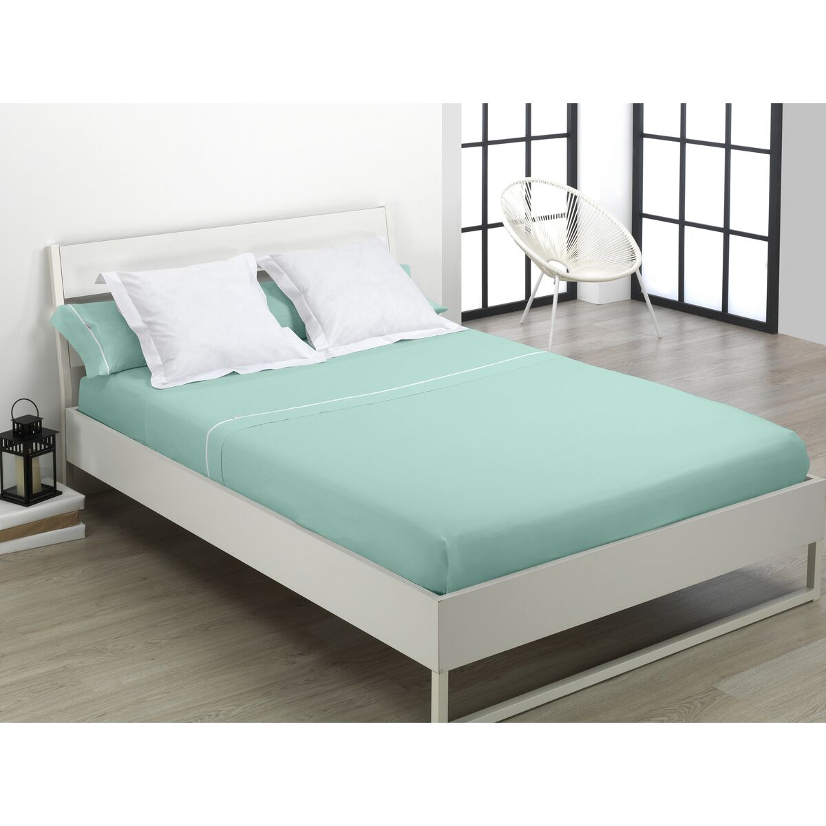 Толтырылмаған Nordic сөмке Alexandra House Living Жұмсақ жасыл 160 кереует 4 Заттар-4