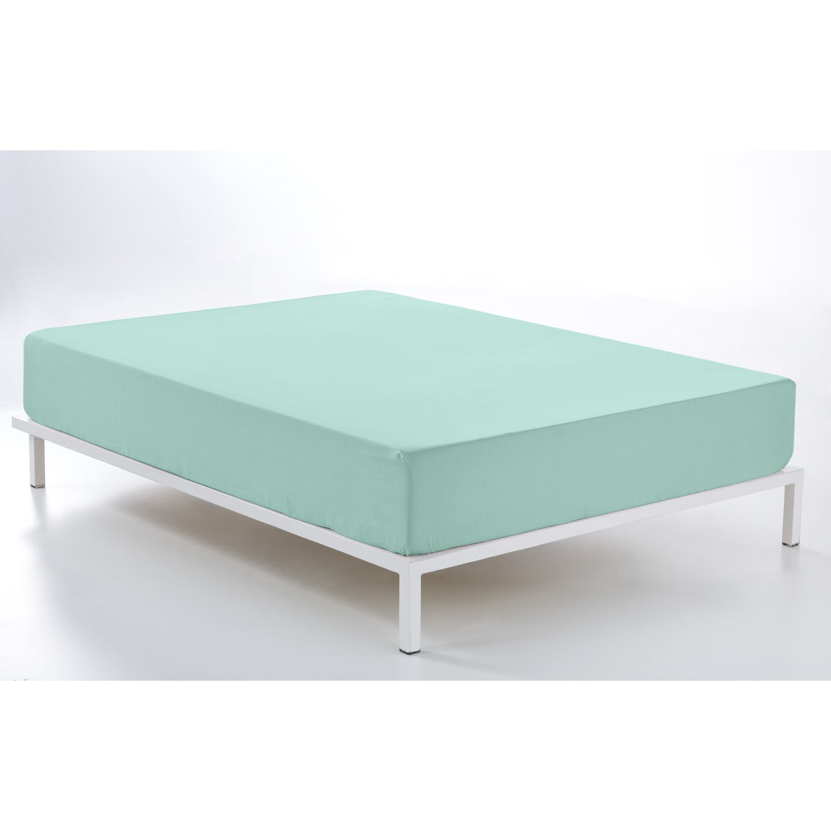 Fitted sheet Alexandra House Living Aquamarine 90 x 190/200 cm-2