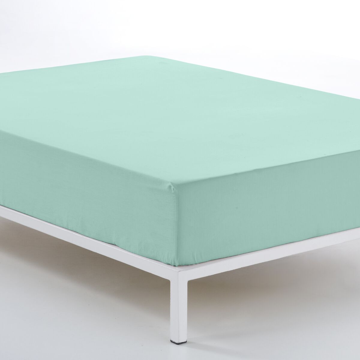 Fitted sheet Alexandra House Living Aquamarine 90 x 190/200 cm-3