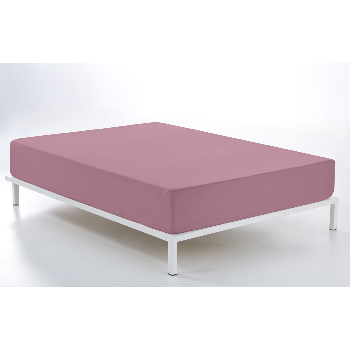 Alexandra House Living Fitted Bottom Sheet Pink 90 x 190/200 cm-2