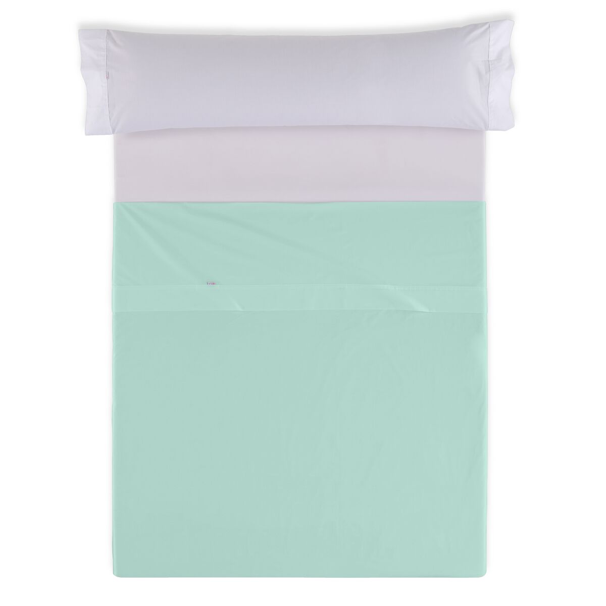 Alexandra House Living Water Sheet Light Green 220 x 270 cm