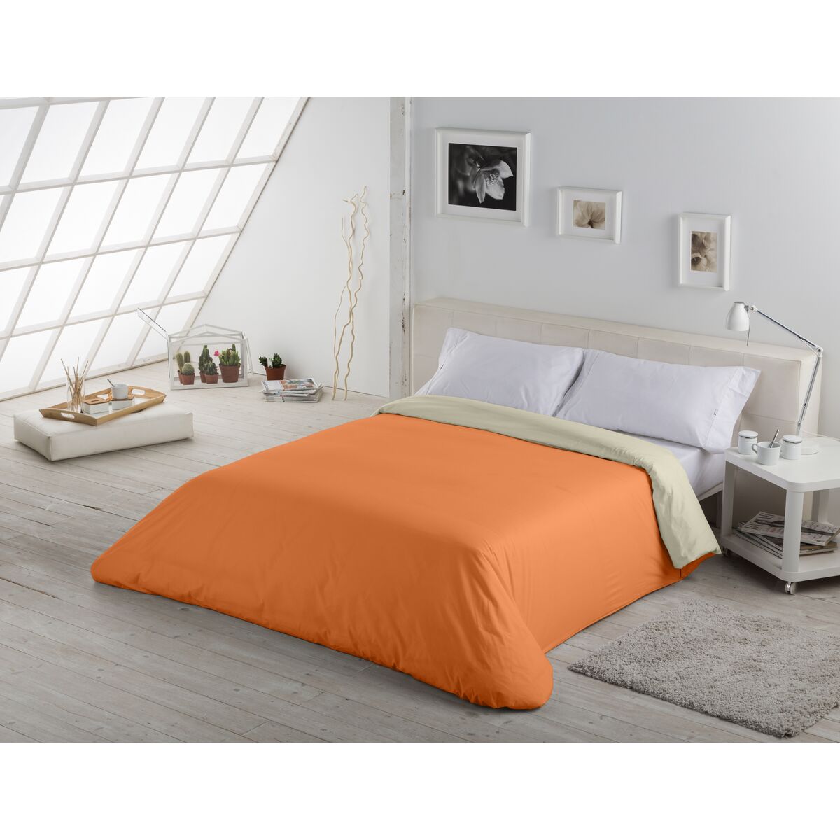 Alexandra House Living Orange 220 x 220 cm雙面雙色-5
