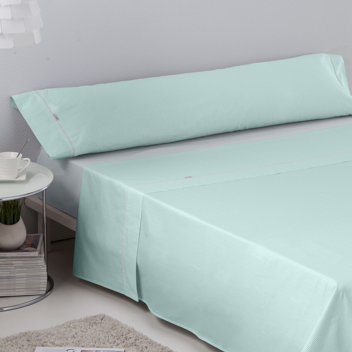 Толтырылмаған Nordic сөмке Alexandra House Living Greta Жұмсақ жасыл 105 кереует 3 Заттар-4