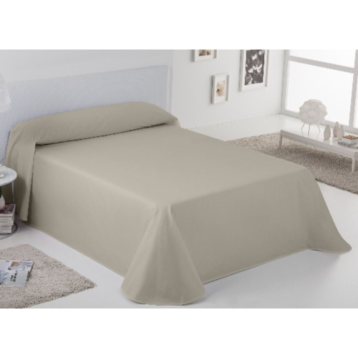 Постельное покрывало Alexandra House Living Rústico лён 200 x 270 cm-2