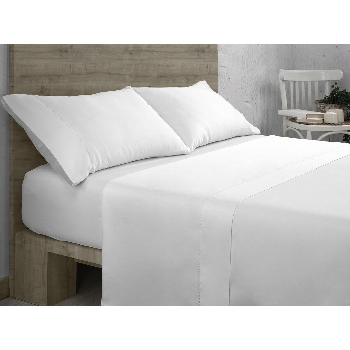 Saco Nordic sem preenchimento Alexandra House Living QUTUN Branco 90 cama 3 Itens-2