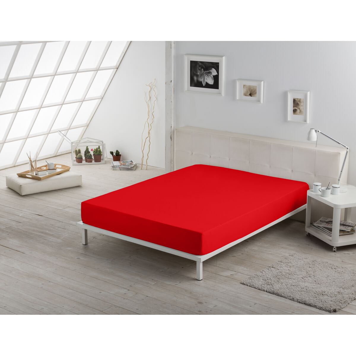 Foglio di foglia di Alessandra House Living Rosso 90 x 200 cm-4