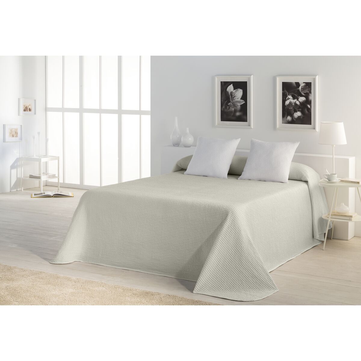 Постельное покрывало Alexandra House Living Banús Кремовый 280 x 290 cm-3