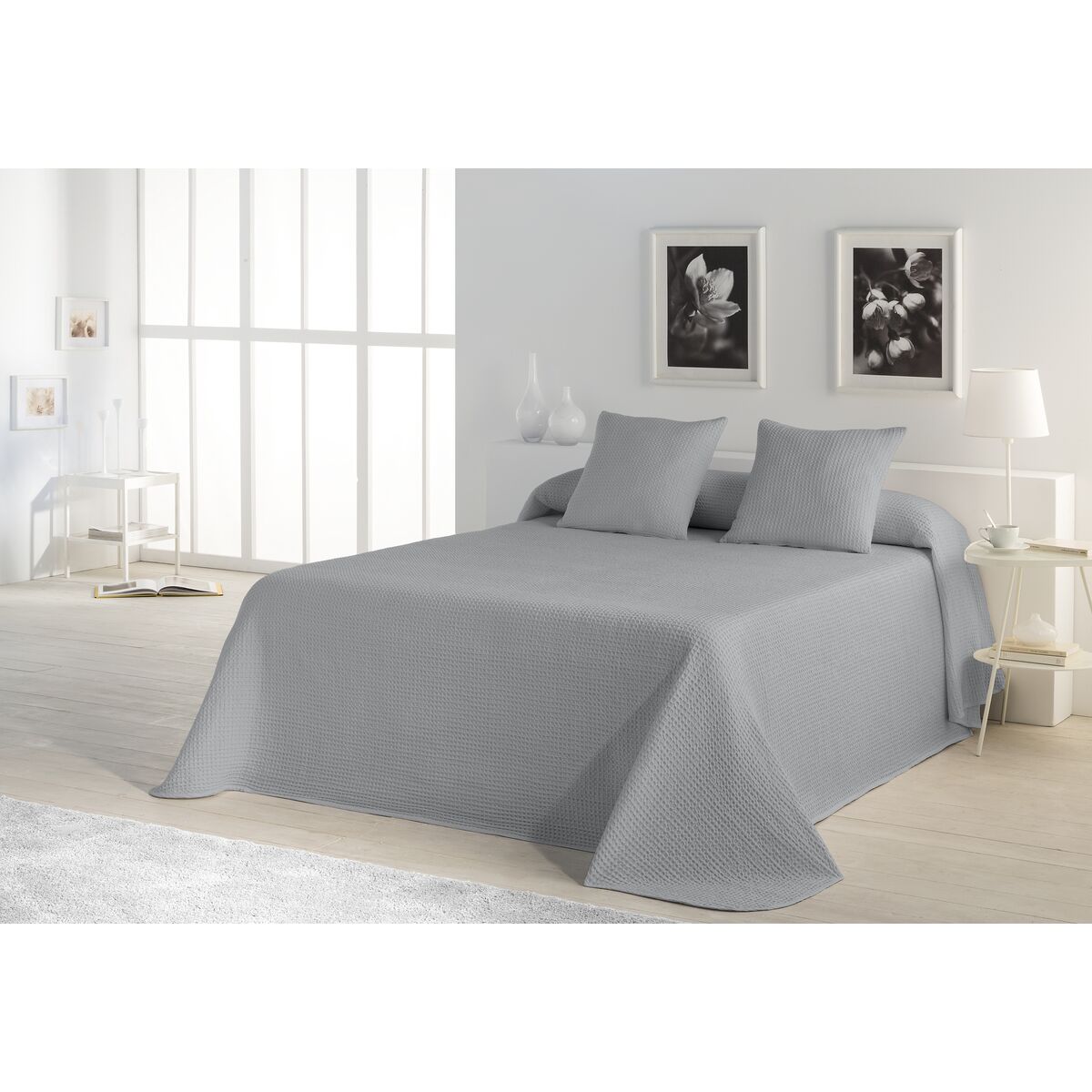 Постельное покрывало Alexandra House Living Banús Жемчужно-серый 235 x 290 cm-3