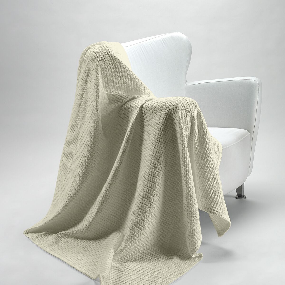 Одеяло Alexandra House Living Banús Кремовый 140 x 190 cm-2