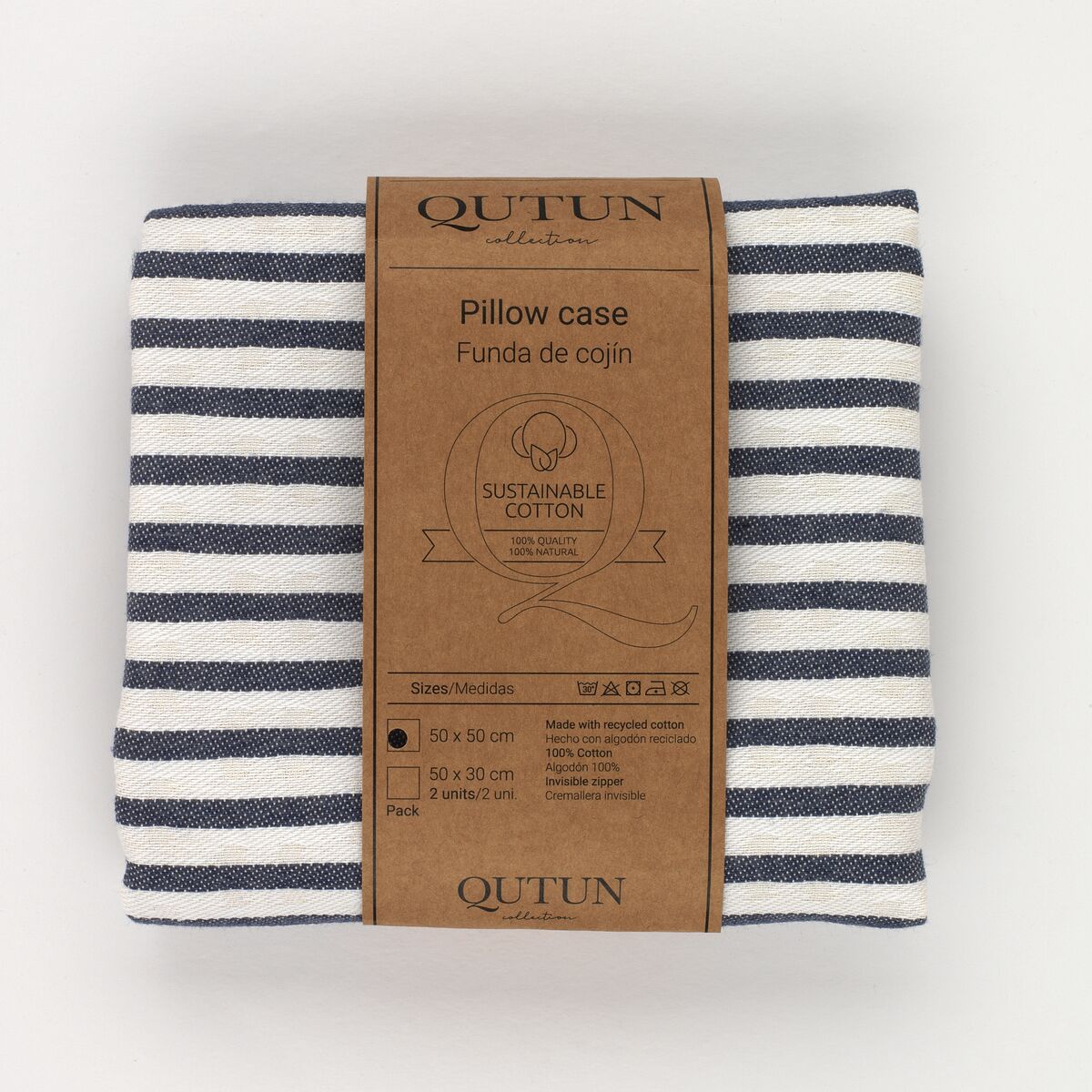 Alexandra House Living Jaca Blue 30 x 50 cm 30 x 1 x 50 cm 2件-3