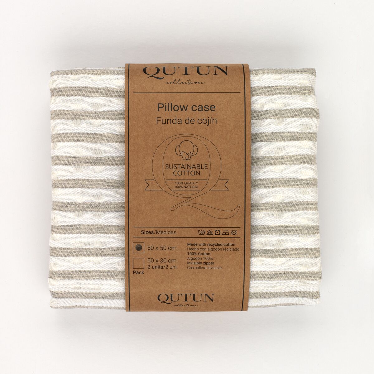 בית אלכסנדרה חי ג 'אקה 50 x 50 ס ”מ x 50 ס” מ כרית פנינה אפורה כיסוי-3