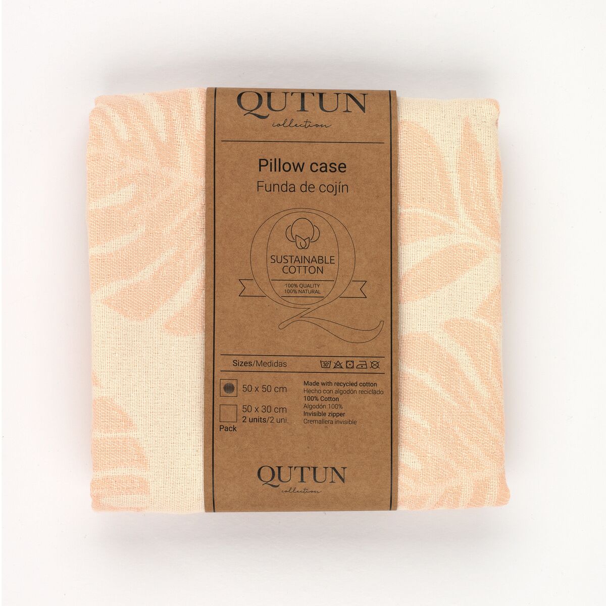 אלכסנדרה בית חי אורדזה כרית ורודה מקרה 30 x 50 ס ”מ 30 x 1 x 50 ס” מ 2 חתיכות-3