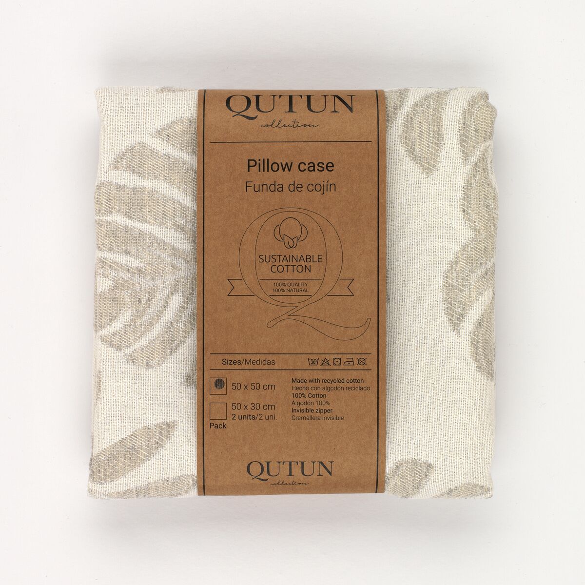 אלכסנדרה בית חי אורדזה 50 x 50 ס ”מ 50 x 50 ס” מ כרית פנינה אפורה כיסוי-3